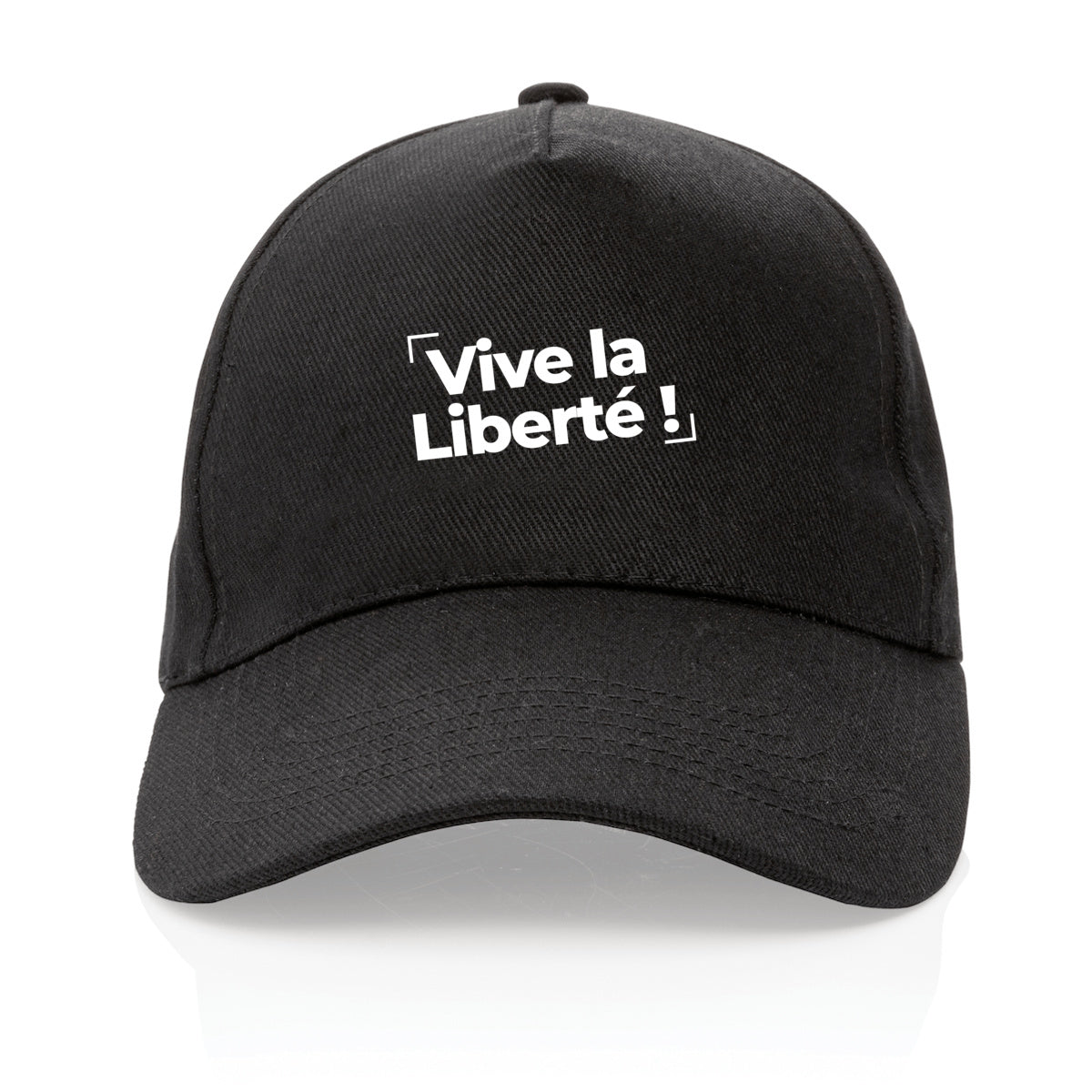 Casquette Recyclée - Vive la liberté ! casquette vive la liberté, casquette en coton bio et polyester recyclé, casquette tpmp, touche pas à mon poste, liberté d'expression, casquette slogan vive la liberté noire