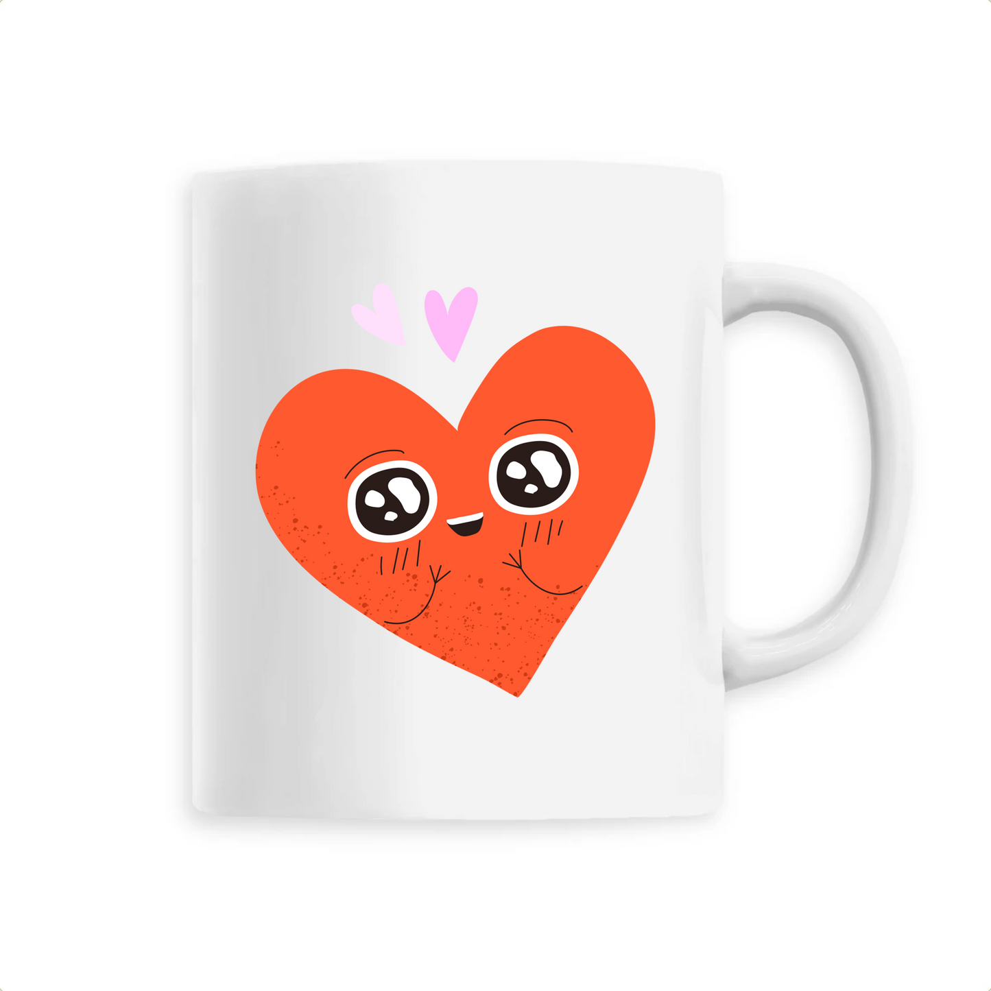 mug céramique, amour, amoureux, tasse, saint valentin, mug fête des mères, mug petit déjeuner, cadeau, Blanc