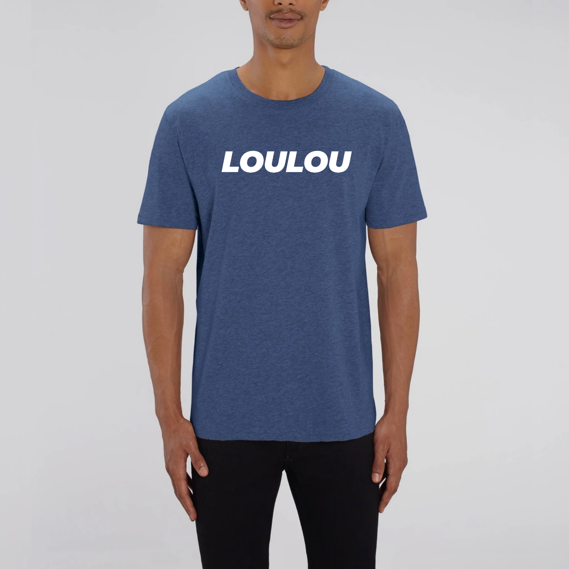 t-shirt loulou, T-French, t-shirt homme, coton bio, t-shirt saint valentin, t-shirt surnom, t-shirt humour, Indigo