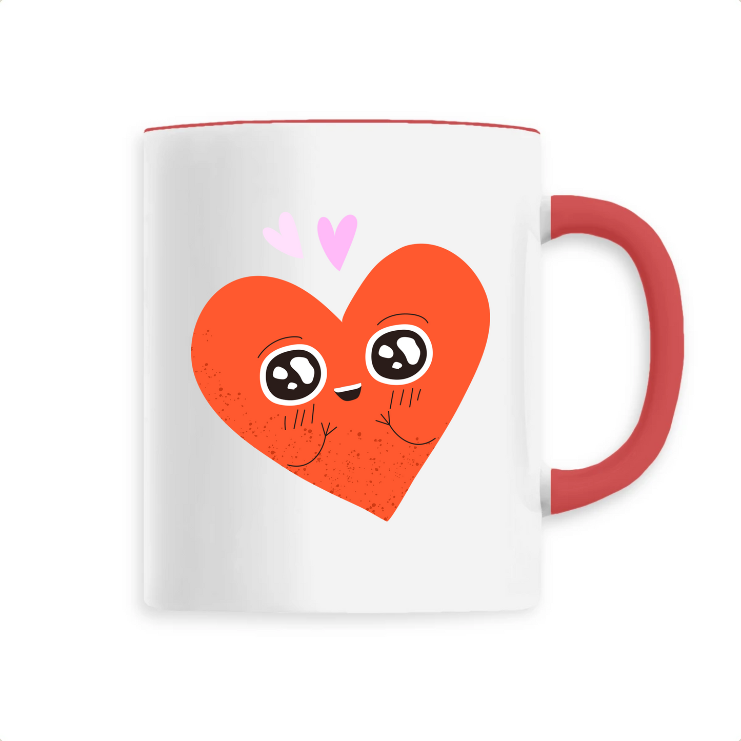 mug céramique, tasse, saint valentin, cadeau, idée cadeau, café, thé, mug fête des mères, mug anniversaire,  Rouge