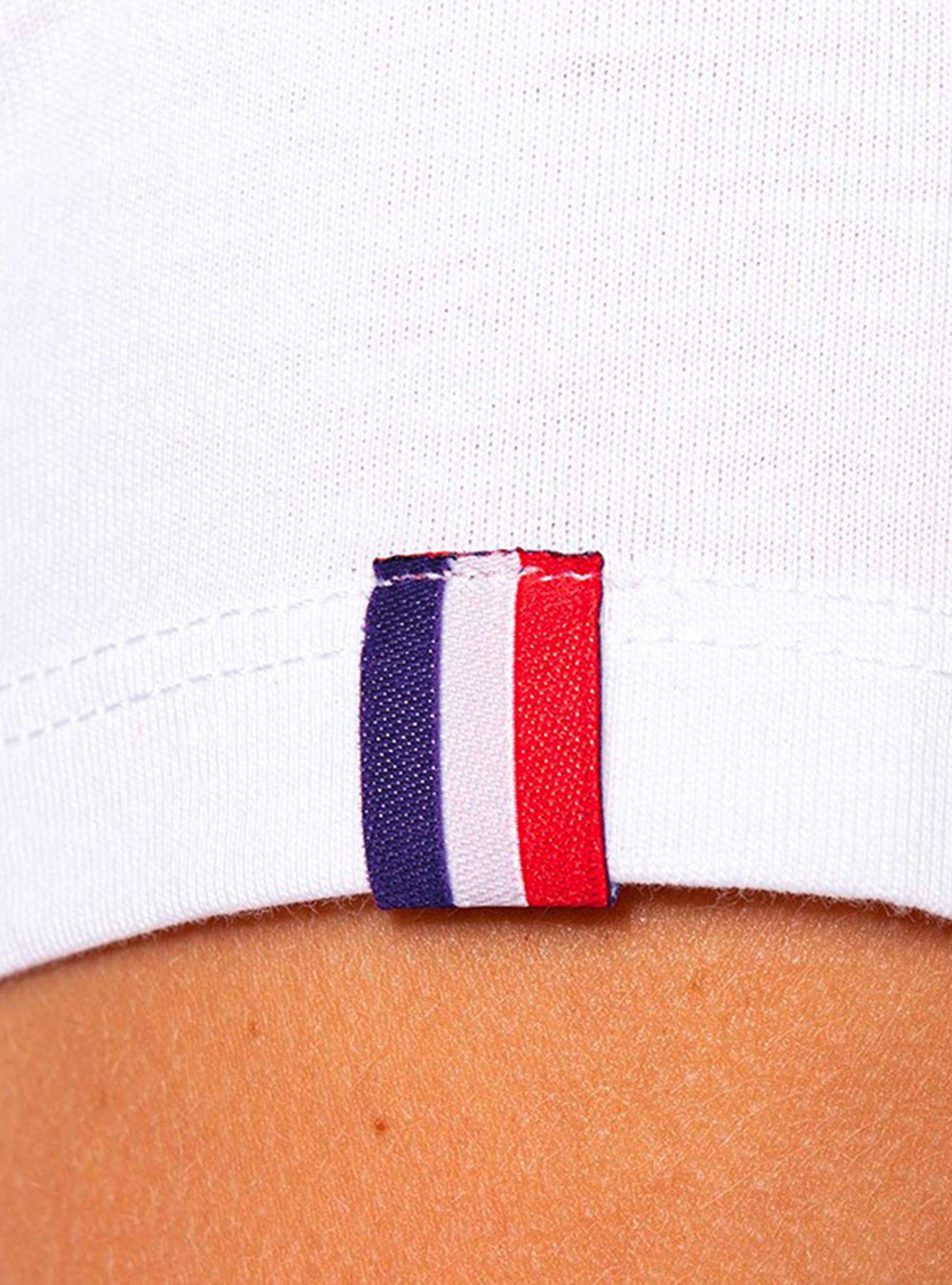 étiquette tricolore t-shirt Made in France en coton bio