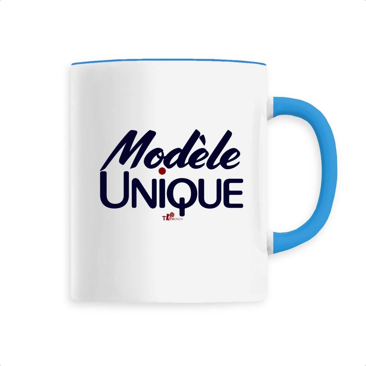 Mug Céramique - Modèle Unique, Mug Modèle unique de T-French, mug en céramique, mug idée cadeau, tasse idée cadeau, tasse modèle unique, mug humour, mug à offrir, tasse à offrir, mug original, mug bleu