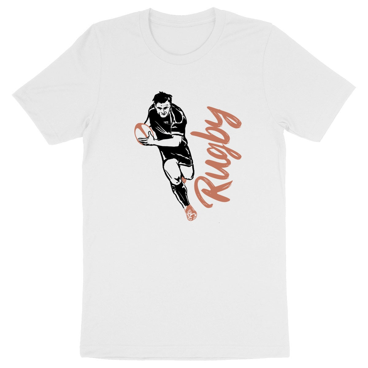 T-Shirt Homme Bio - Sport Rugby, T-shirt en coton bio rugby sport de t-french, t-shirt sport rugby, t-shirt homme rugby, t-shirt de rugby, t-shirt coupe du monde de rugby, tee shirt ballon rond, t-shirt ballon rond, t-shirt en coton bio rugby, t-shirt blanc 