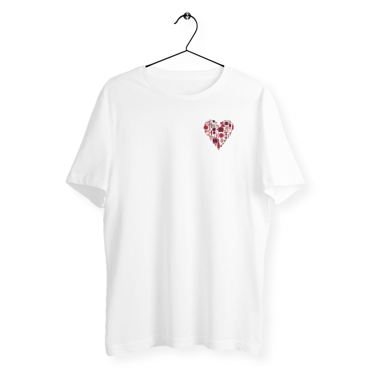 T-Shirt Mixte Bio - Vin Coeur