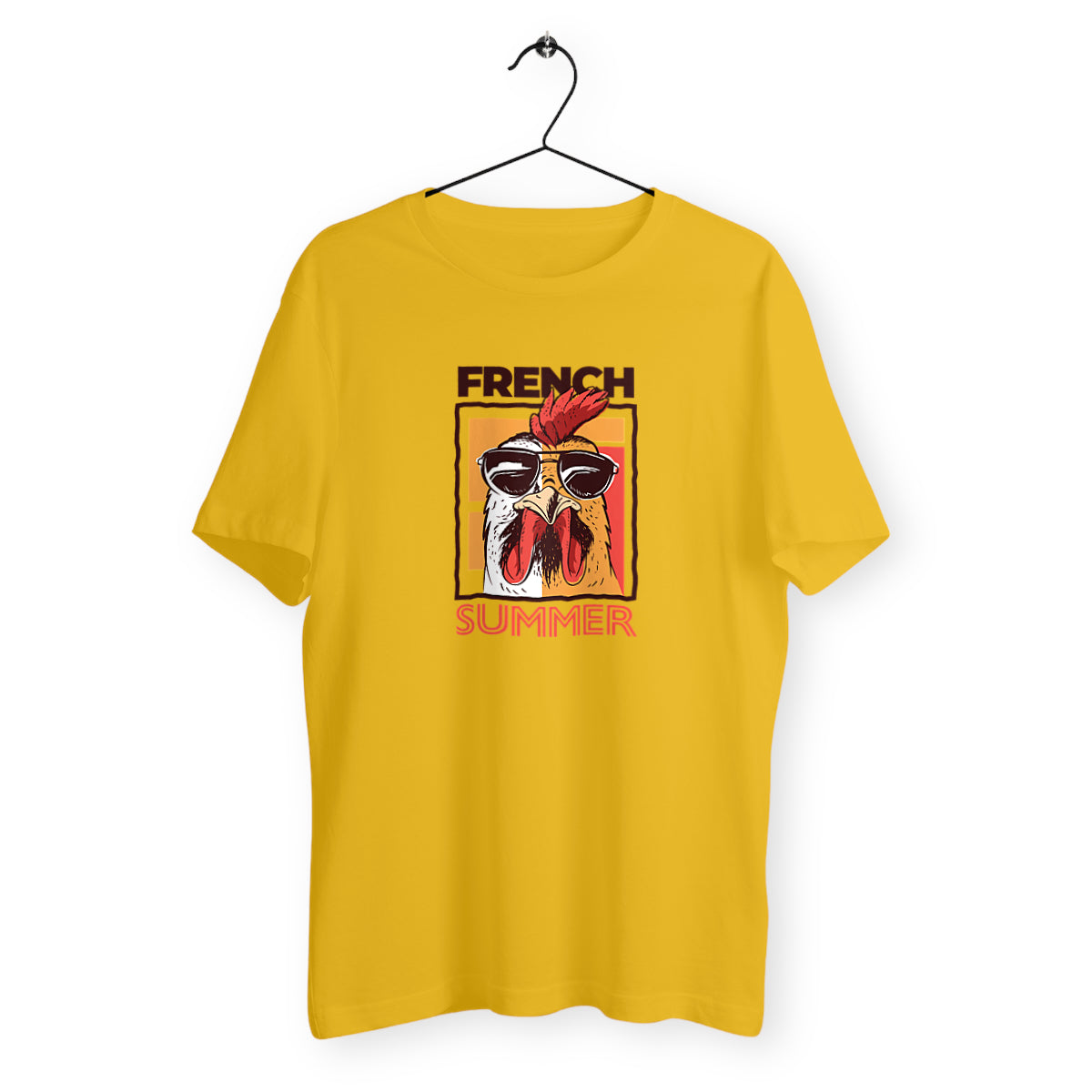 T-Shirt Mixte Bio - Coq French Summer